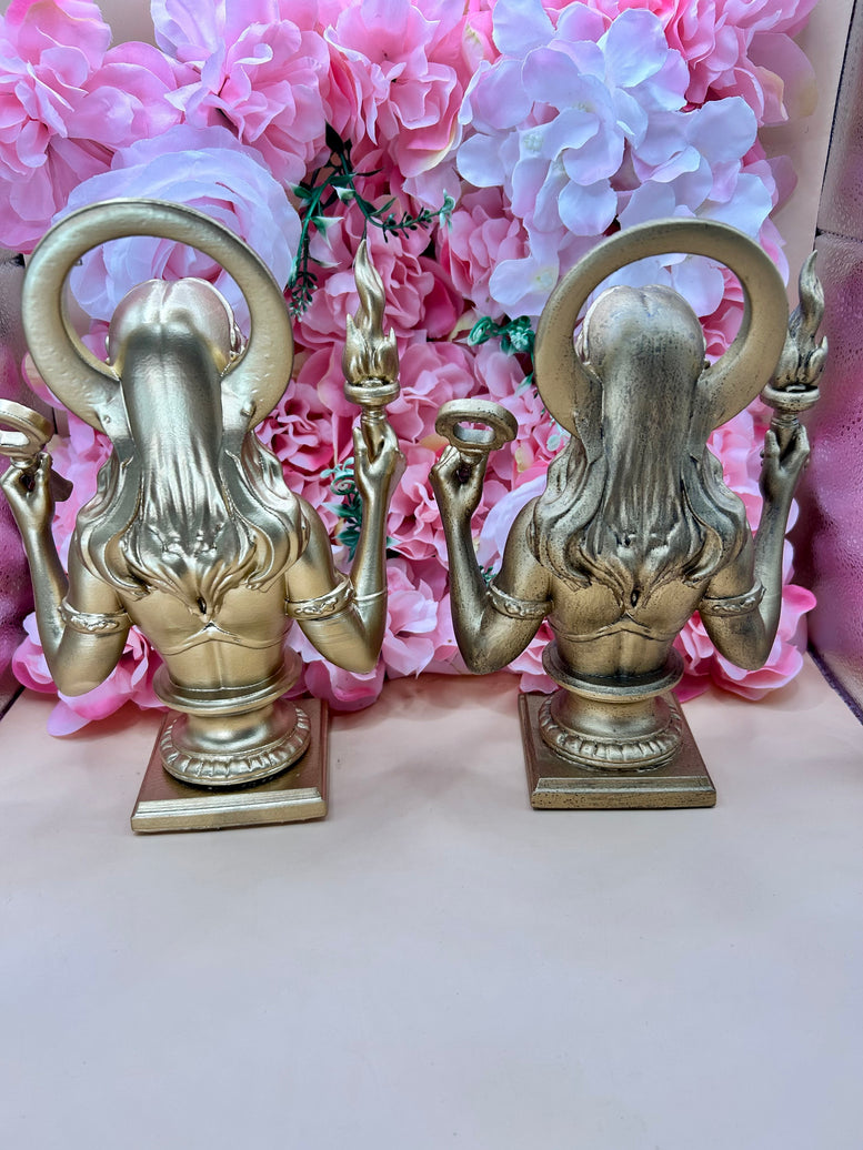 Hecate/Hekate Bust Resin Statue | Figure | Offering | Worship | Goddess | Witchcraft | Wiccan | Pagan | Home Decoration | Goddess of Witches