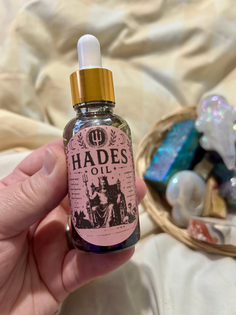 Hades Oil - Mystical Rituals for Protection and Healing spell oil for witchcraft Wicca and pagan rituals