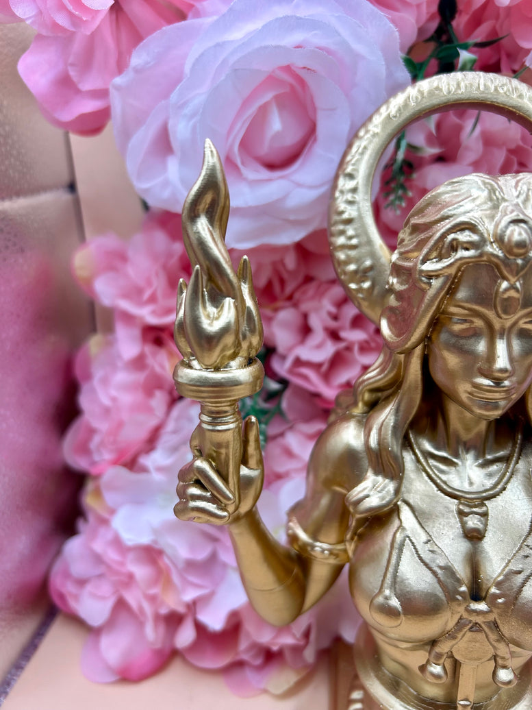 Hecate/Hekate Bust Resin Statue | Figure | Offering | Worship | Goddess | Witchcraft | Wiccan | Pagan | Home Decoration | Goddess of Witches
