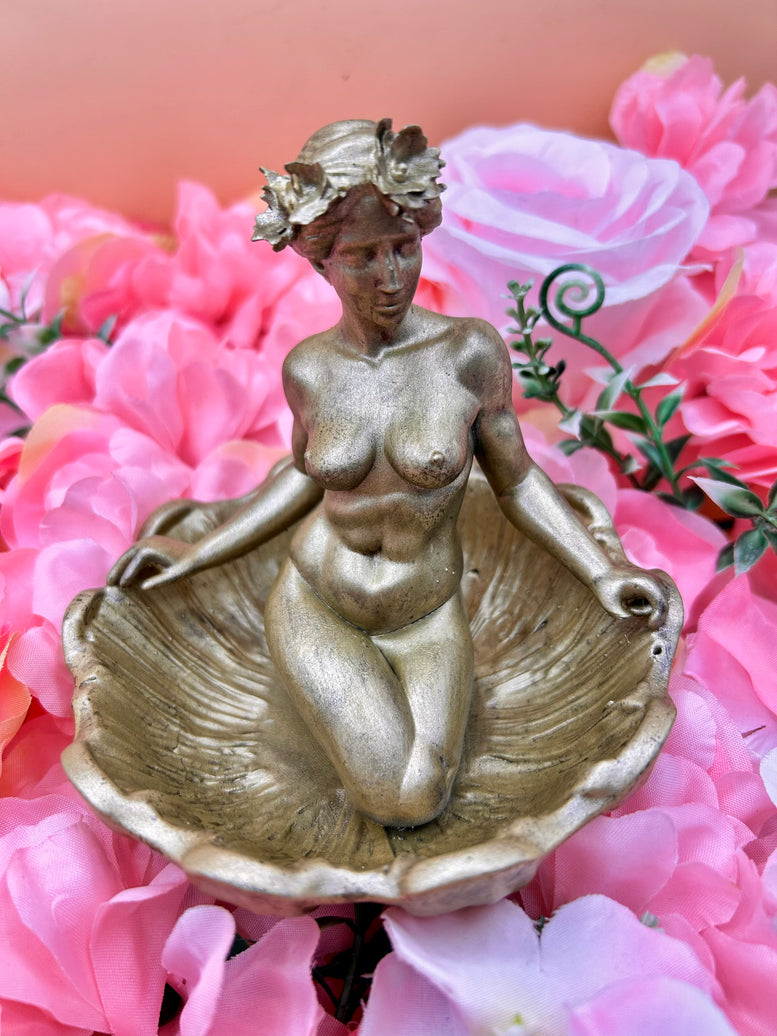 Unique Aphrodite/Venus Resin Offering Bowl | Statue | Witchcraft | Wiccan | Pagan | Art | Home Decorations | Goddess Of Love | Deity