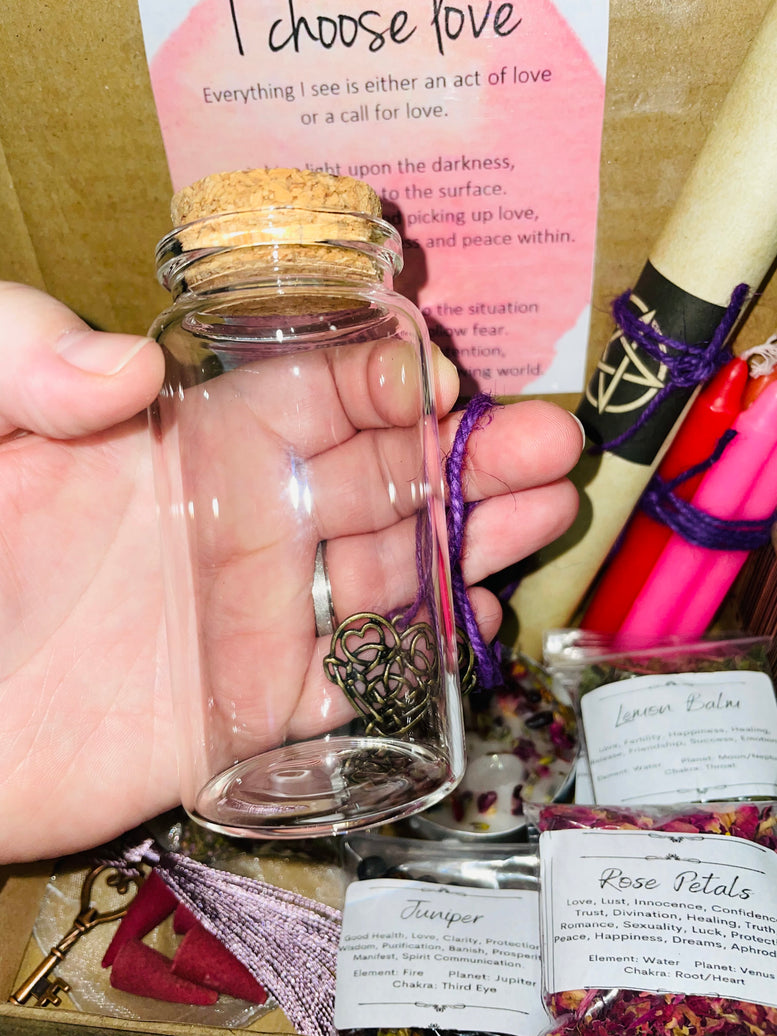 Large Love/Self-Love Spell Bottle making Kit 158ml
