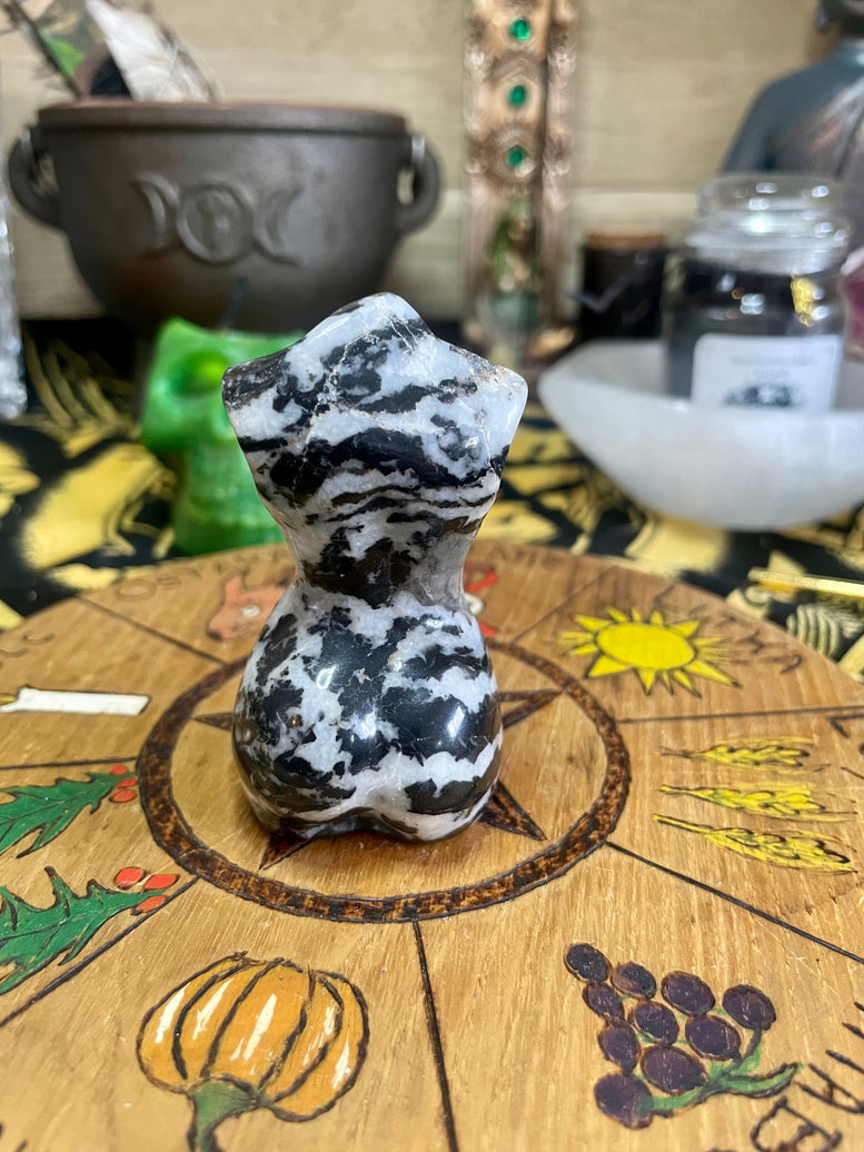 Natural Zebra Jasper Goddess Body Crystal | Figure | Woman’s Body | Crystal | Reiki | Chakra | Crystal Healing | Gift | Ornament | Keepsake