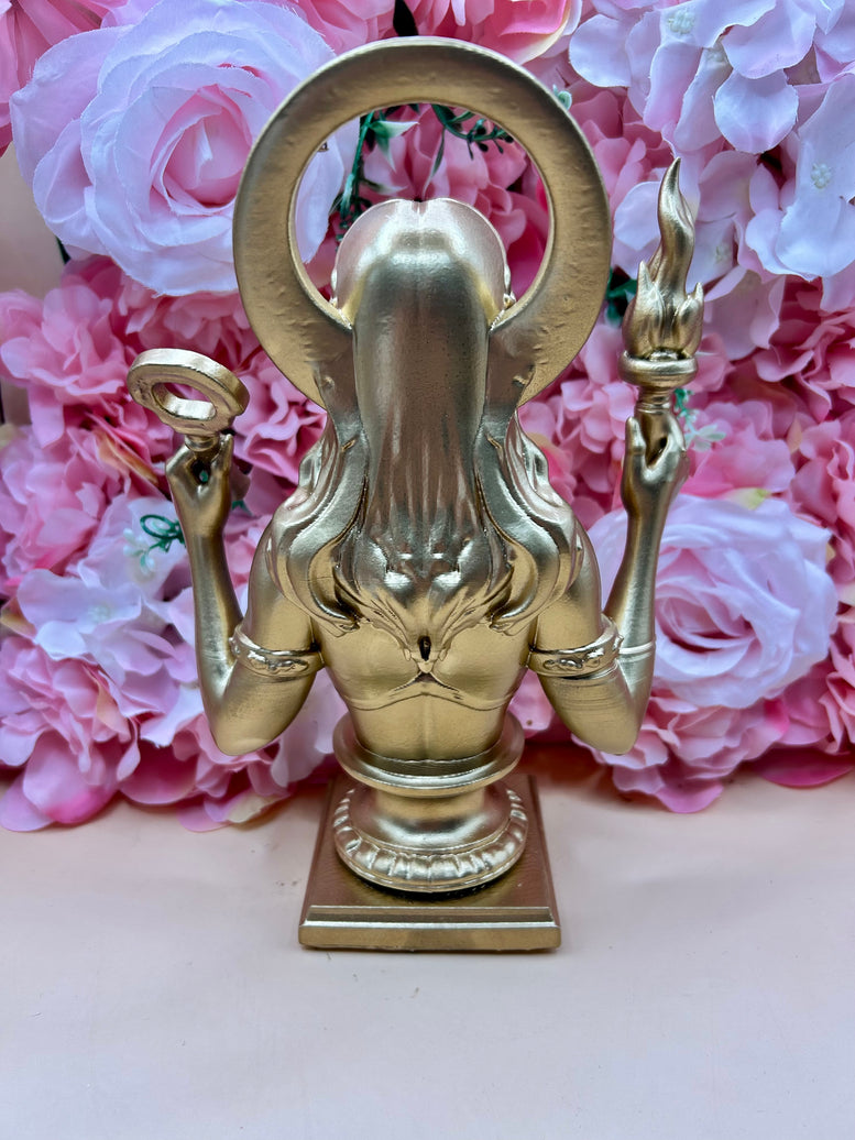 Hecate/Hekate Bust Resin Statue | Figure | Offering | Worship | Goddess | Witchcraft | Wiccan | Pagan | Home Decoration | Goddess of Witches