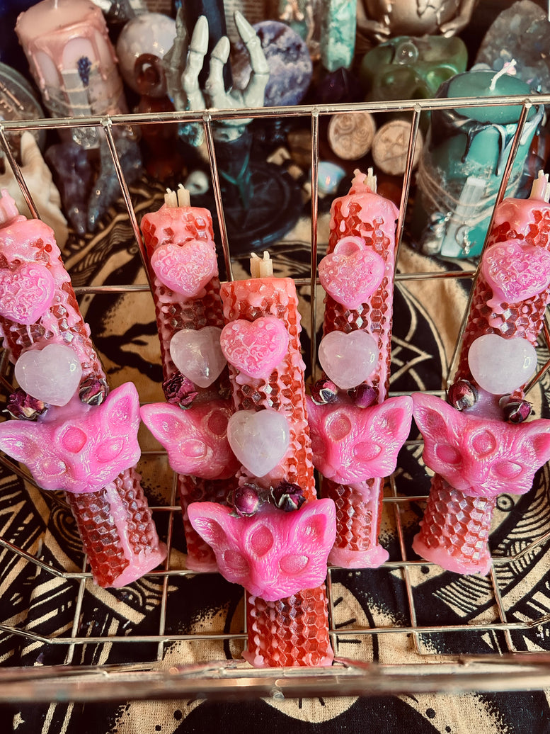 Onceuponaspell Hand Crafted Love Beeswax Spell Candle Decor Fragrance Traditional Ornaments Scented Perfume Decoration Aroma