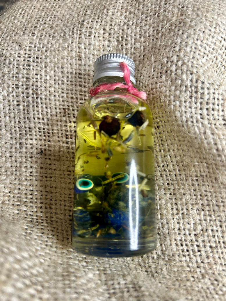 Evil Eye Protection Spell Oil | Ritual Oil | Witchcraft | Wiccan | Pagan | Occult | Anointing Oil | Voodoo | Magic | Spells | Altar Supplies