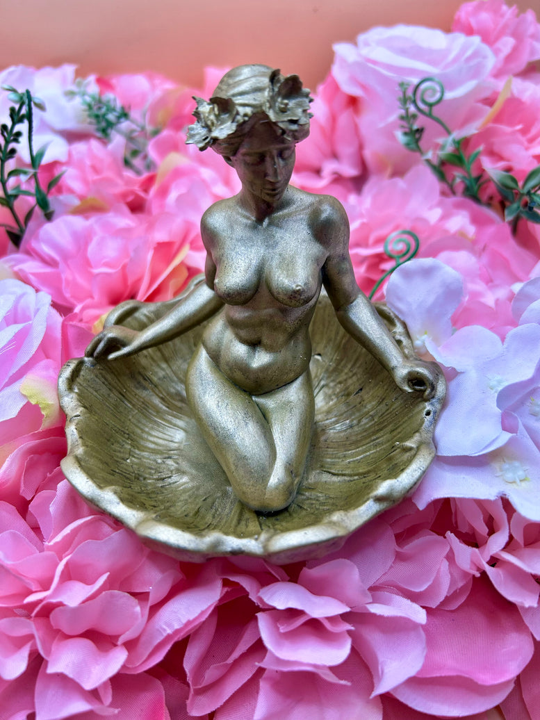 Unique Aphrodite/Venus Resin Offering Bowl | Statue | Witchcraft | Wiccan | Pagan | Art | Home Decorations | Goddess Of Love | Deity