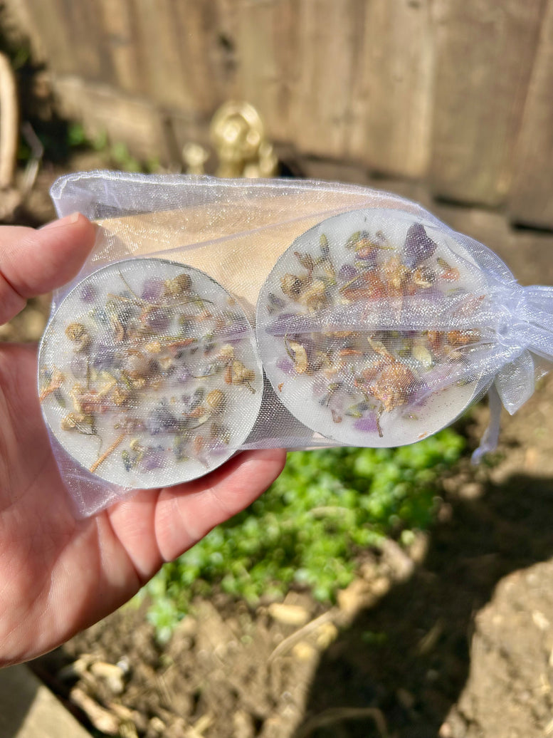 Calming Xl Tea-light Spell Candles Gift Set | Spell Candles | Witchcraft | Wiccan | Pagan | Peaceful | Aromatherapy | Fragrance | Crystals