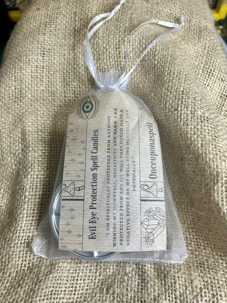 Evil Eye Protection Spell Casting Kit | Spells | Magic | Witchcraft | Wicca | Pagan | Spirituality | Candles | Room Spray | Ritual Oil