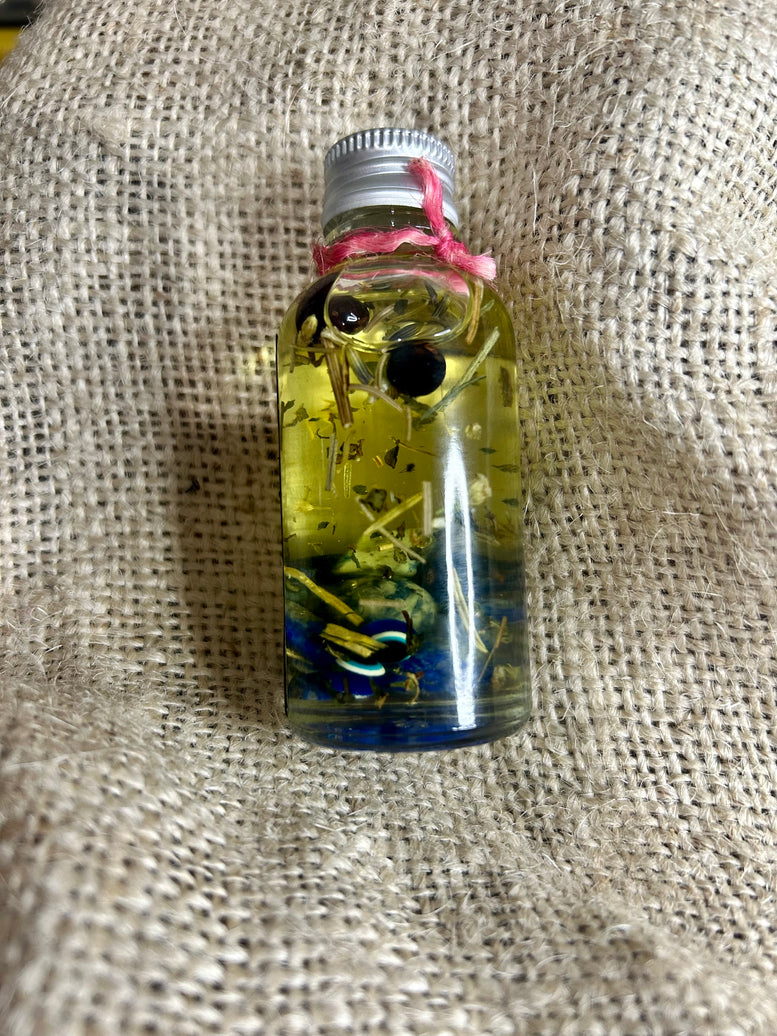 Evil Eye Protection Spell Oil | Ritual Oil | Witchcraft | Wiccan | Pagan | Occult | Anointing Oil | Voodoo | Magic | Spells | Altar Supplies