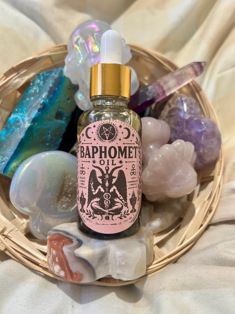 Baphomet Oil - Mystical Rituals for Enhanced Energy and Protection witchcraft and occult practises