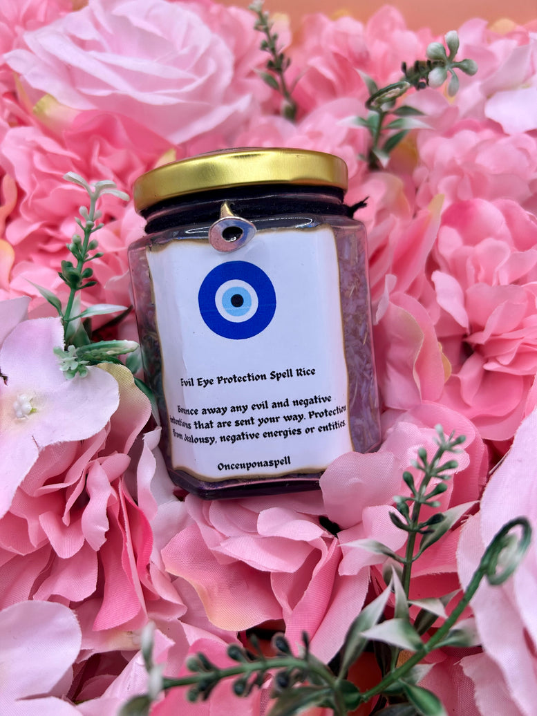 Evil Eye Protection Rice | Witchcraft | Wiccan | Pagan | Aromatherapy | Fragrance | Cleansing | Spirituality | Spells | Healing | Decoration