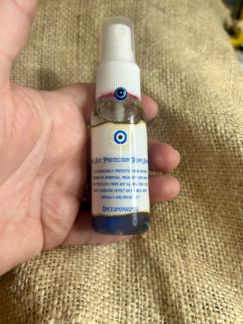 Evil Eye Protection Room Spray | Witchcraft | Wiccan | Pagan | Aromatherapy | Fragrance | Cleansing | Spirituality | Spells | Healing | gift