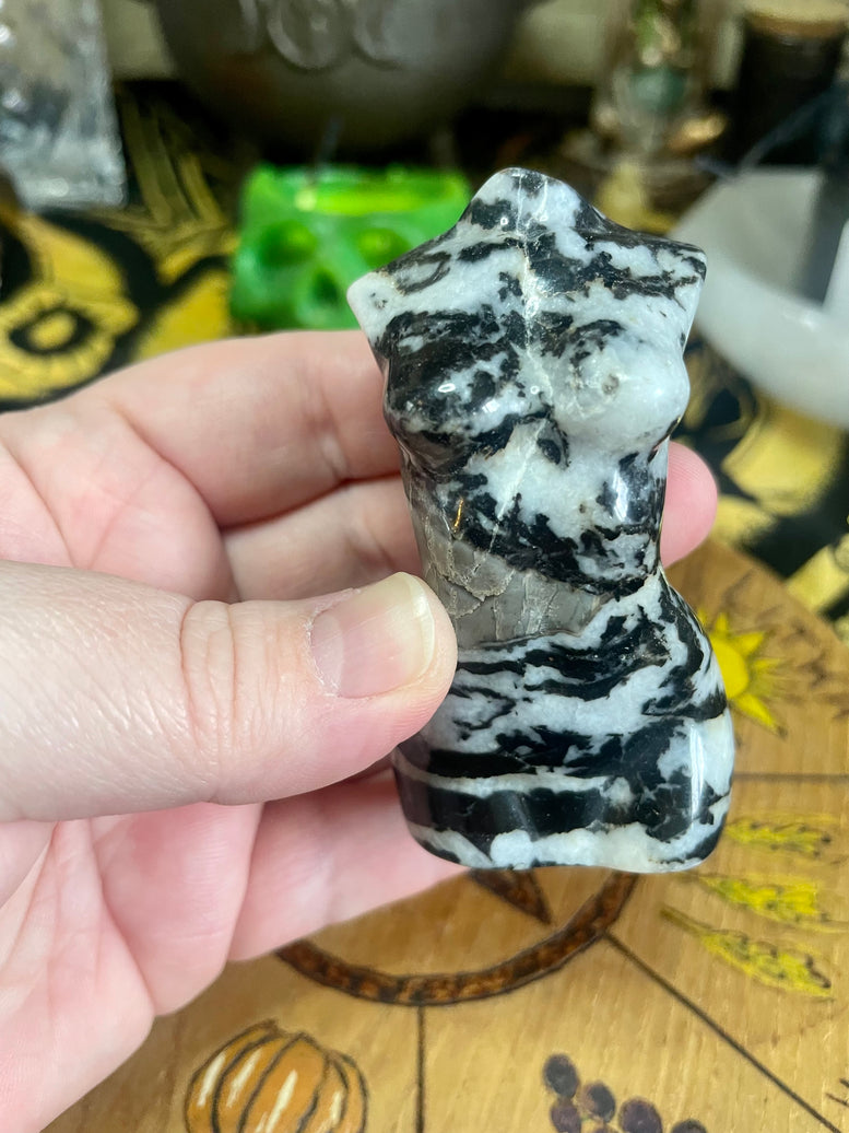 Natural Zebra Jasper Goddess Body Crystal | Figure | Woman’s Body | Crystal | Reiki | Chakra | Crystal Healing | Gift | Ornament | Keepsake