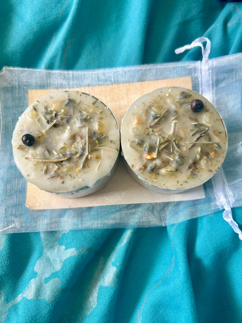 Cleansing Xl Tea-light Gift Set | Spell Candles | Witchcraft| Wiccan | Pagan | Spells | Gift | Candle | Home Decoration | Fragrance | scent