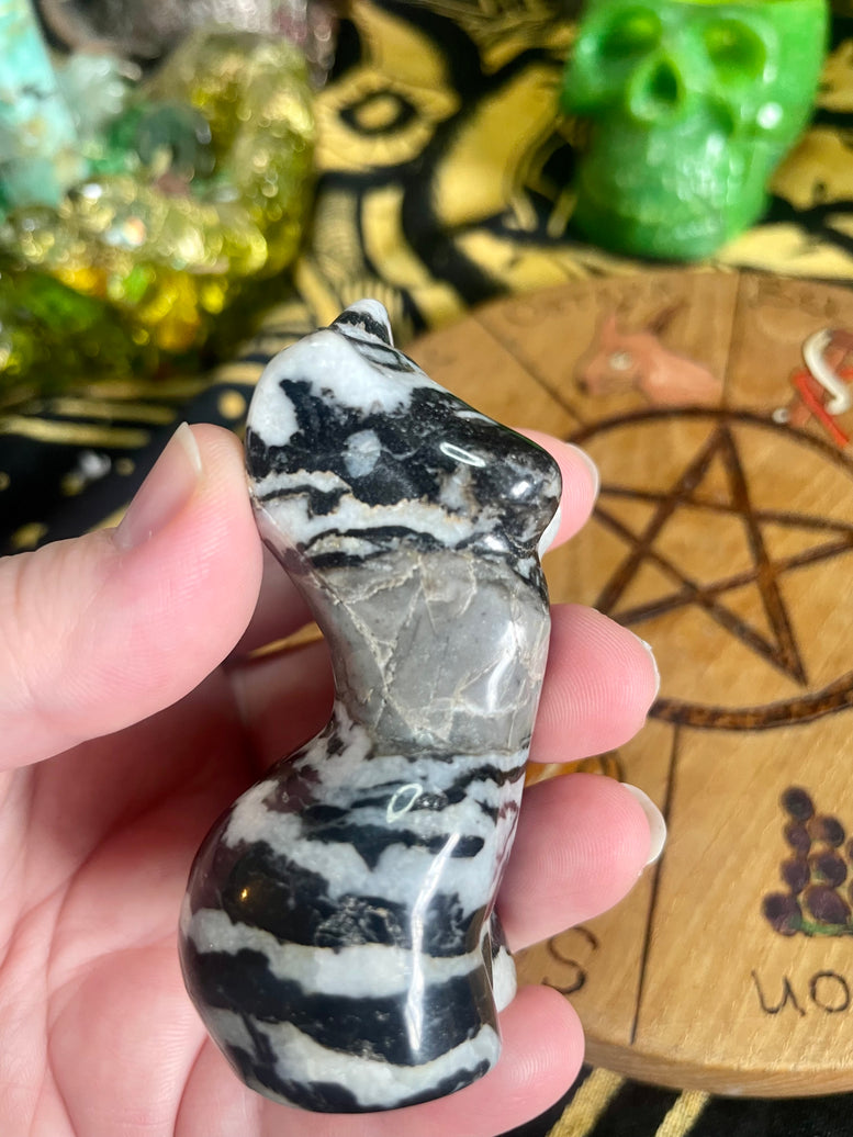 Natural Zebra Jasper Goddess Body Crystal | Figure | Woman’s Body | Crystal | Reiki | Chakra | Crystal Healing | Gift | Ornament | Keepsake