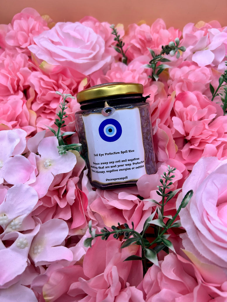Evil Eye Protection Rice | Witchcraft | Wiccan | Pagan | Aromatherapy | Fragrance | Cleansing | Spirituality | Spells | Healing | Decoration