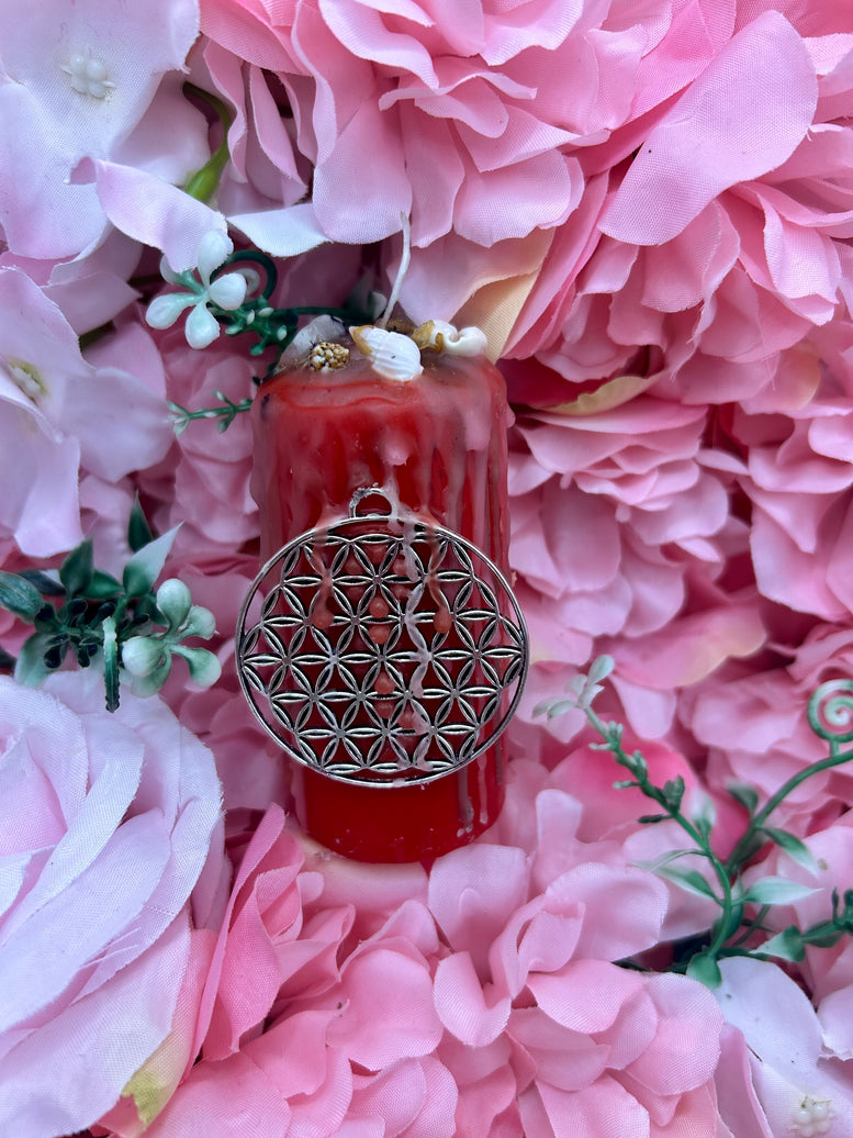 Loaded Pillar Spell Candles | Abundance | Aphrodite | Protection | Evil Eye | Hekate | Witchcraft | Wiccan | Pagan | Crystals | Herbs