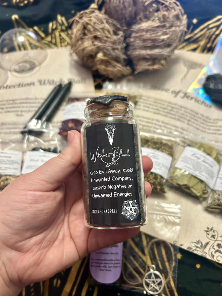 Witches Home Protection Spell and Witch Ball making Kit | Spell candles | Spell Oils | Magic | Witchcraft | Wiccan | Pagan | Crystals | Gift