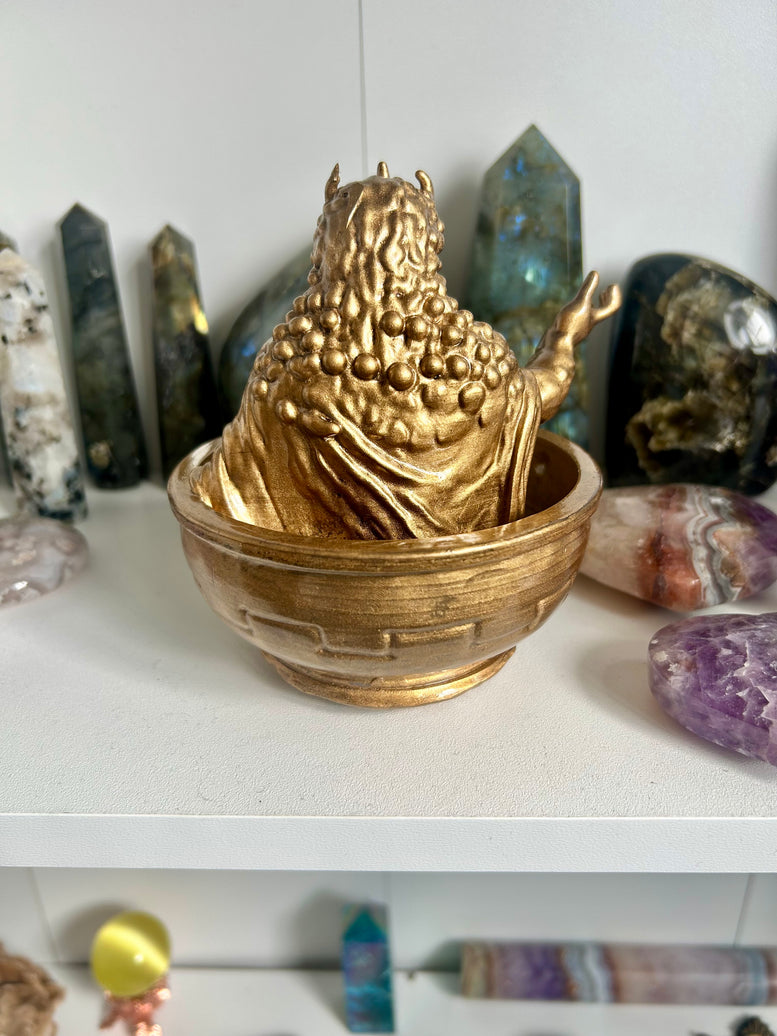 3D Printed Hades Offering Bowl | Greek Mythology Altar Decor | Underworld God Tribute | Occult Pagan Ritual Tool | Witchcraft | Wiccan