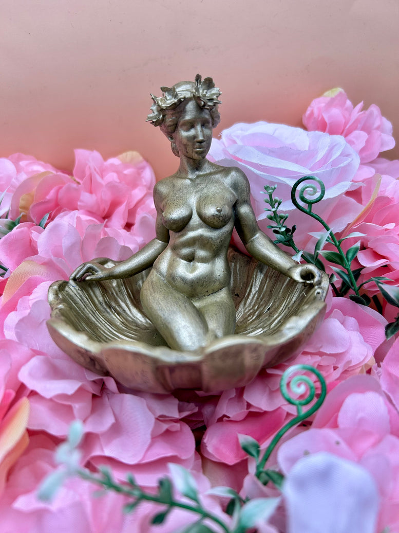 Unique Aphrodite/Venus Resin Offering Bowl | Statue | Witchcraft | Wiccan | Pagan | Art | Home Decorations | Goddess Of Love | Deity