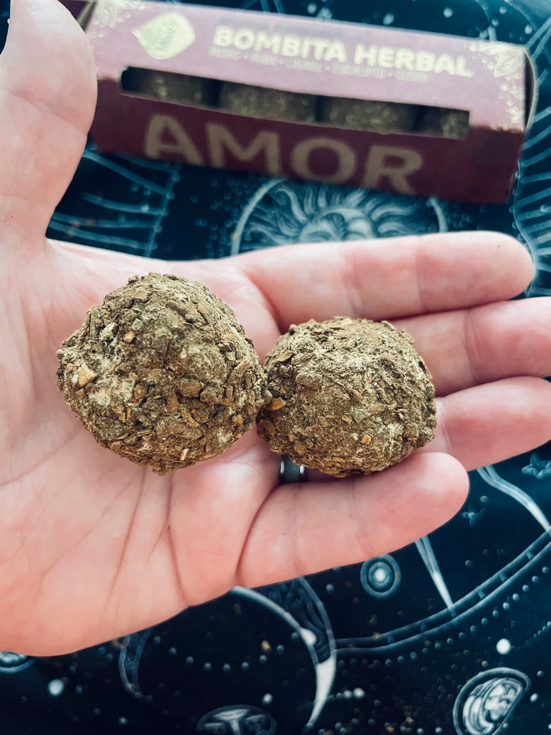 Sagrada Madre Smudge Bombs - Love - Fortune | Herbal | Smudge | Incense | Spells | Wicca | Pagan | Witchcraft | Natural | Smoke Cleansing