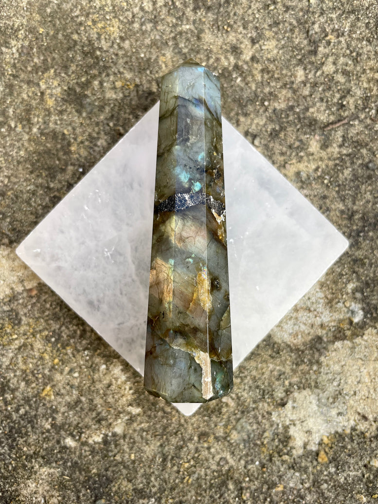 igh Grade Flashy Labradorite Polished Towers/Points | Crystals | Reiki | Chakra | Gemstones | Shiny Rainbow Crystal | Home Decor | Rainbow