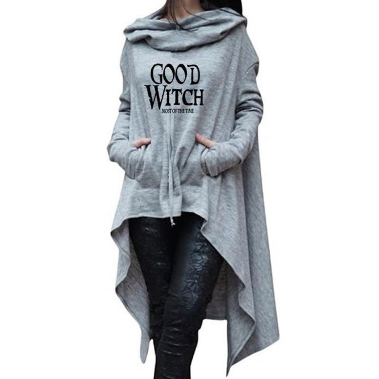 Irregular Hem Hoodie