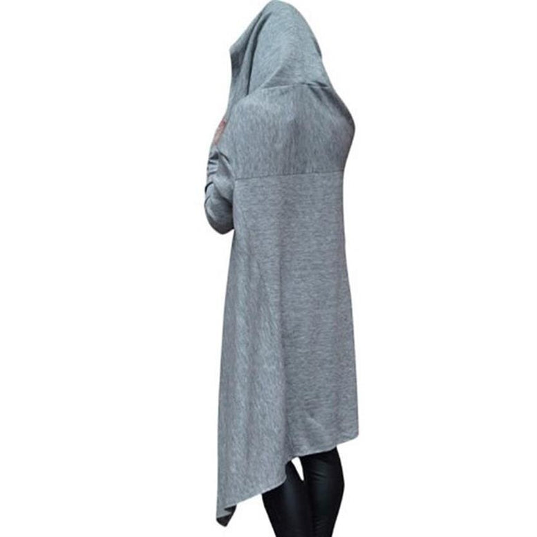 Irregular Hem Hoodie