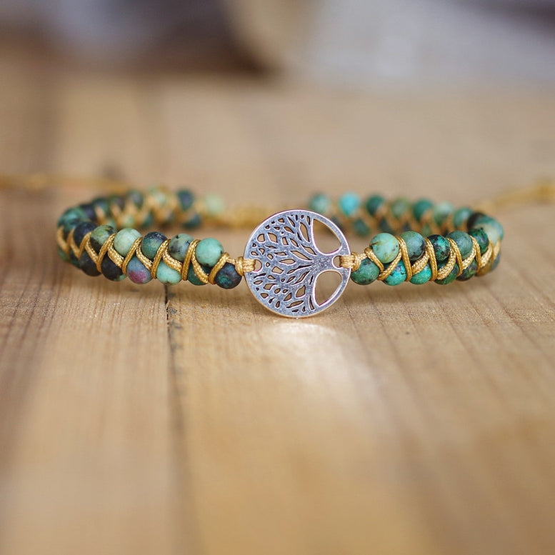 Natural Stone Tree of life bracelets
