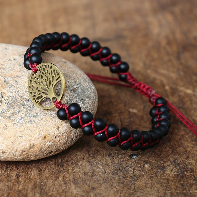 Natural Stone Tree of life bracelets