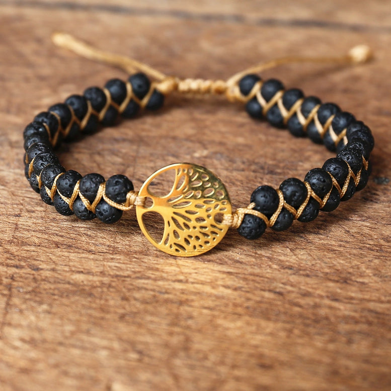 Natural Stone Tree of life bracelets