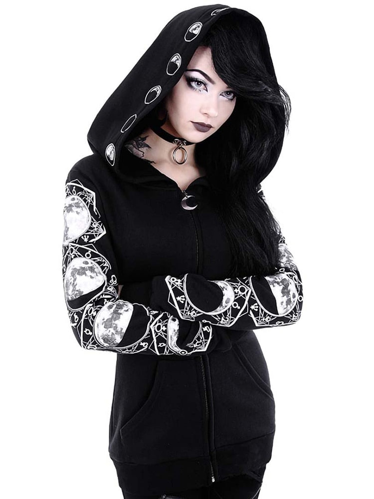 5XL Long Sleeve Hoodies Sweatshirts Casual Zipper Jacket
