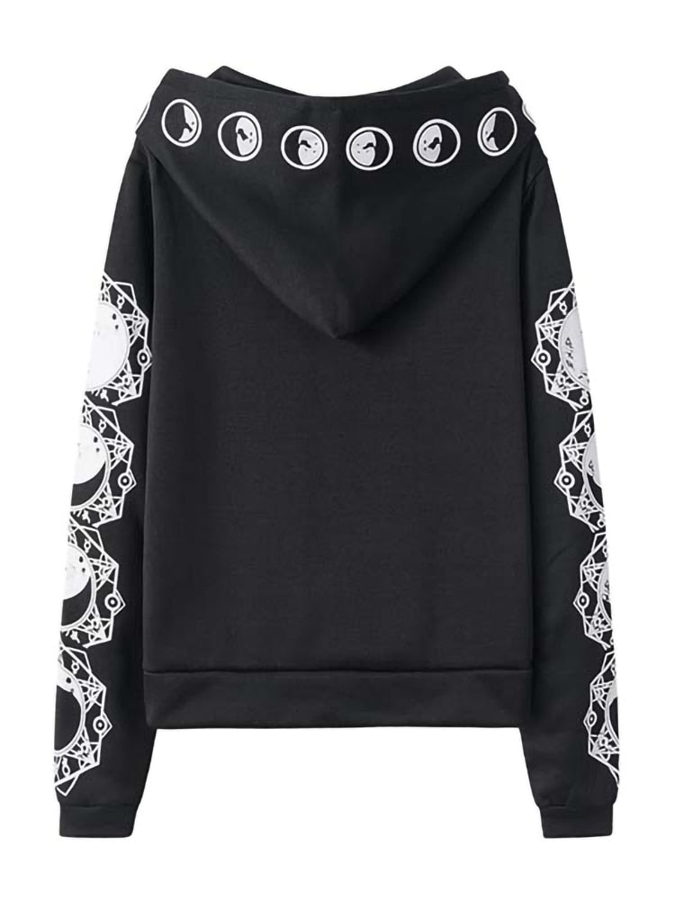 5XL Long Sleeve Hoodies Sweatshirts Casual Zipper Jacket