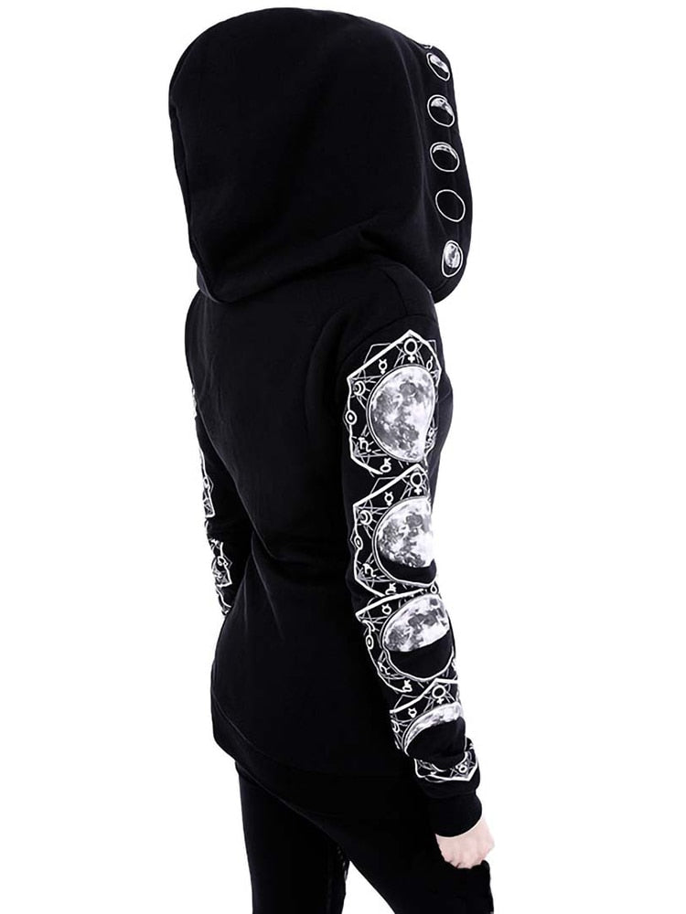 5XL Long Sleeve Hoodies Sweatshirts Casual Zipper Jacket