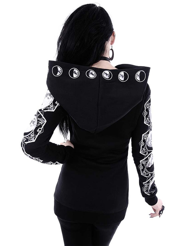 5XL Long Sleeve Hoodies Sweatshirts Casual Zipper Jacket