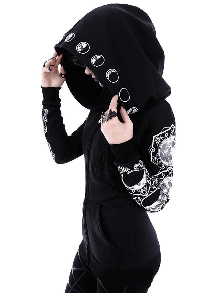 5XL Long Sleeve Hoodies Sweatshirts Casual Zipper Jacket