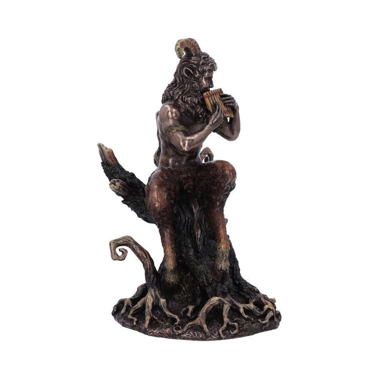 Bronze Mythological Pan's Melody Figurine 24cm