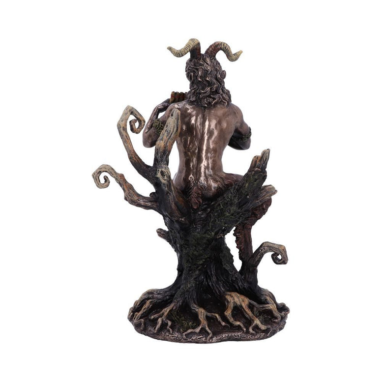 Bronze Mythological Pan's Melody Figurine 24cm