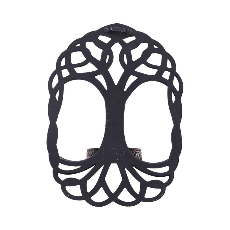 Celtic Tree of Life Wall Hanging Candle Holder 26cm