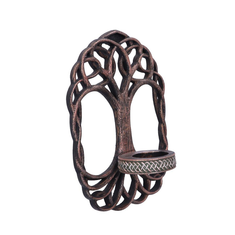 Celtic Tree of Life Wall Hanging Candle Holder 26cm
