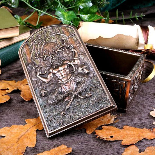 Secrets of Cernunnos Horned God Trinket Box 15,5cm