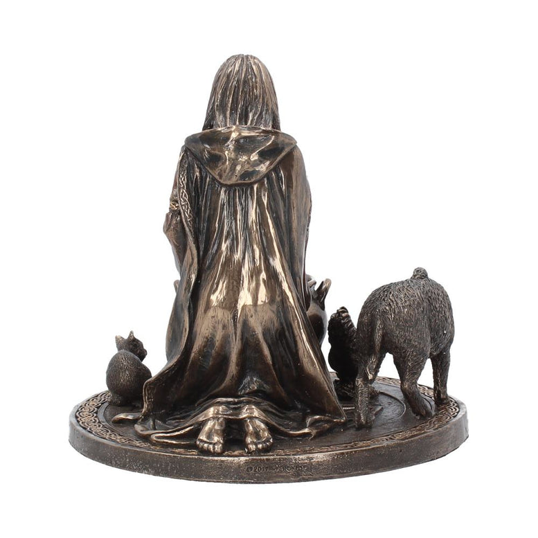 Bronze Welsh Goddess Ceridwen Figurine 17cm