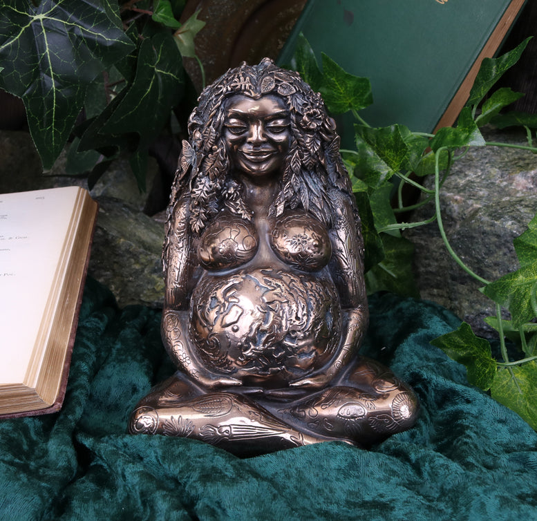 Mother Earth Bronze Finished Gaia Figure 17.5cm