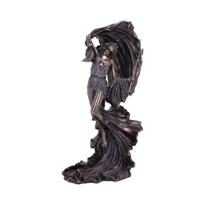 Bronze Nyx Greek Goddess of the Night Starry Sky Figurine 27.5cm / Wicca / Pagan / Celtic / Statue / Figurine / Witchy / Goddess / Deity