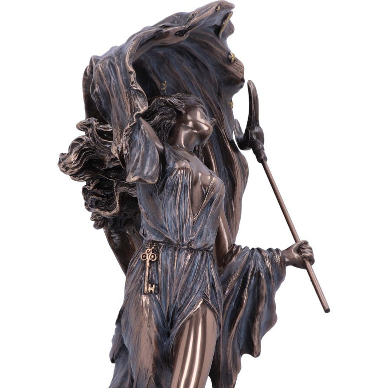 Bronze Nyx Greek Goddess of the Night Starry Sky Figurine 27.5cm / Wicca / Pagan / Celtic / Statue / Figurine / Witchy / Goddess / Deity