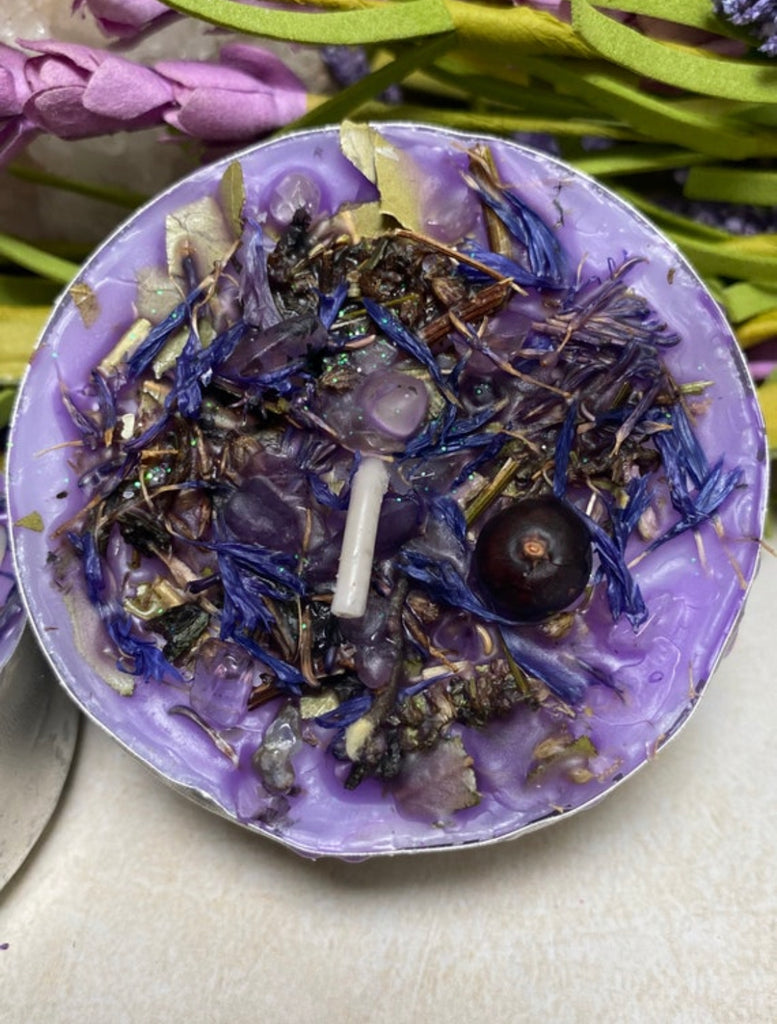 2 x XL Divination/Third Eye Awakening Spell Tea Lights Candle Gift Set | Candles | Divination | Third Eye | Witchcraft | Wiccan | Pagan