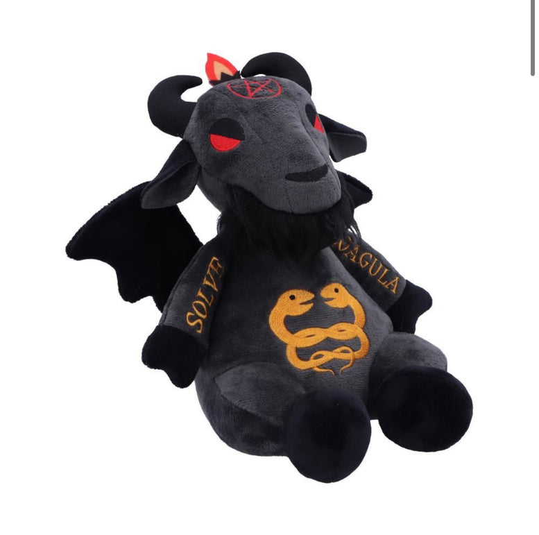 Fluffy Fiends Baphomet Cuddly Plush Toy 22cm | Teddy | Witchcraft | Wiccan | Pagan | Goth | Gothic | Occult