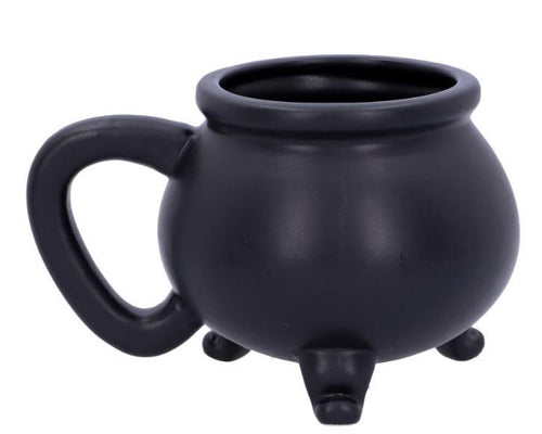 Smooth Black Witch's Brew Cauldron Mug/cup