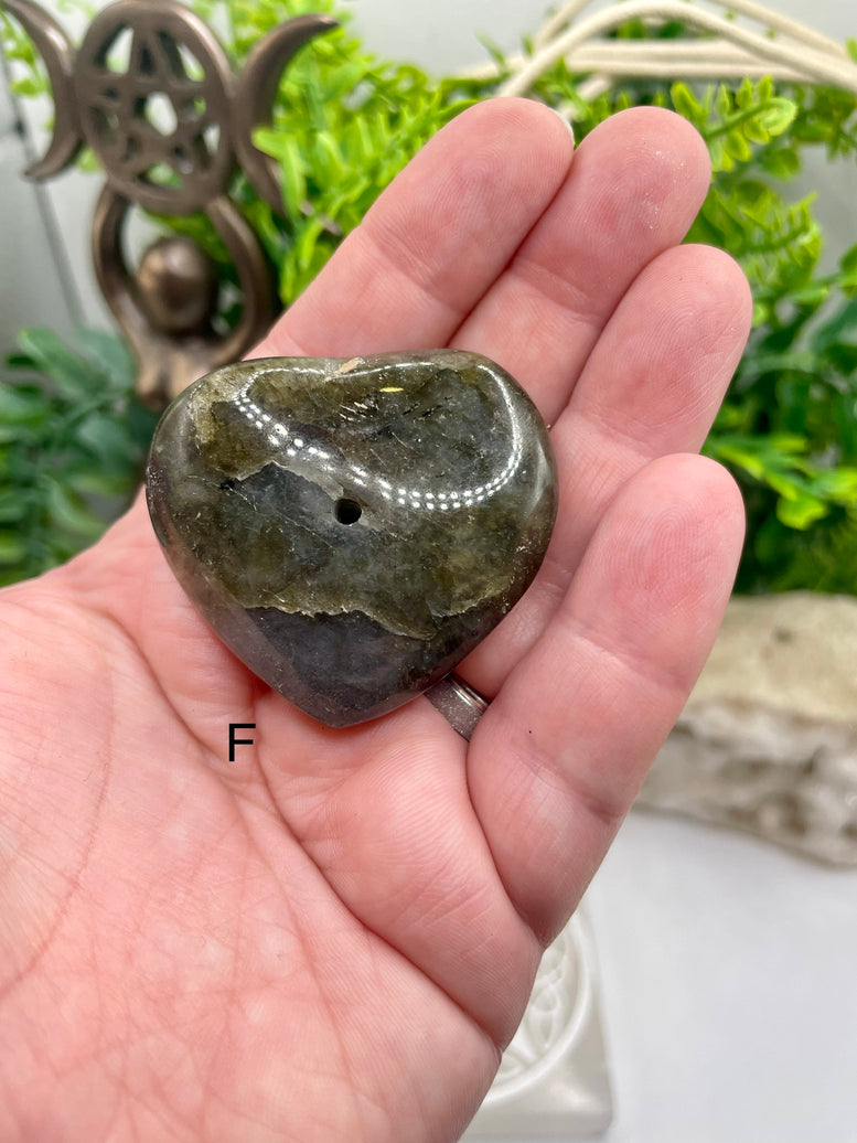 Labradorite Incense Stick Holder | Witchcraft | Wiccan | Pagan | Spiritual | Crystal Healing | Reiki | Chakra | Ornament | Decor | Charm