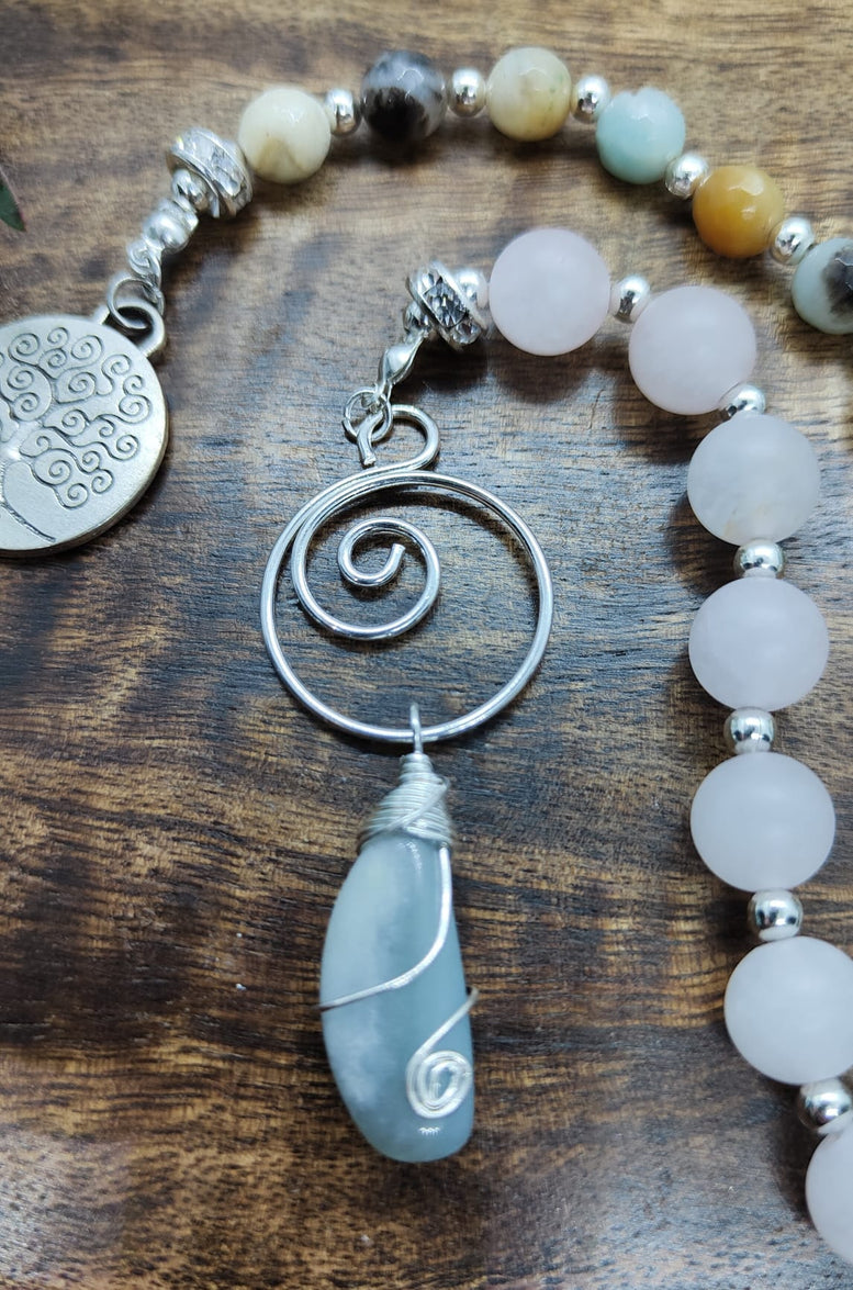Witches Crystal & Charm Prayer Beads | Deity Worship | Chant | Mantra | Goddess | Witchcraft | Wiccan | Pagan | Gift | Sabbats | Lunar Month